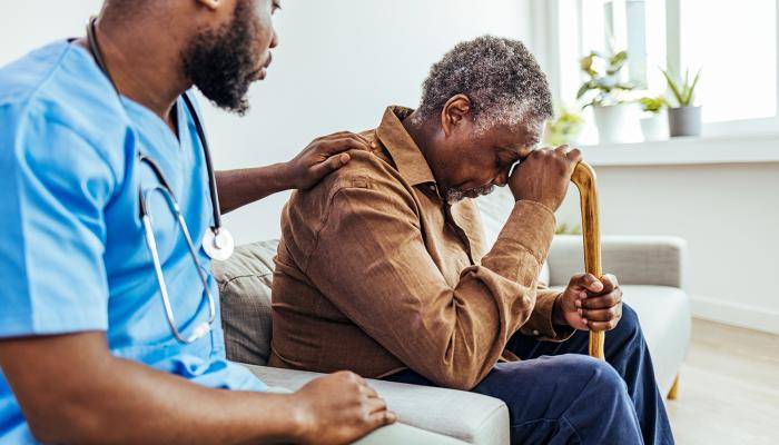 Physician Comforting Patient