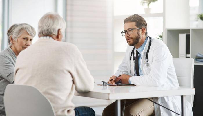 Physician Talking with Patients