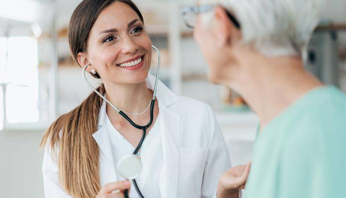 Doctor checking patient 