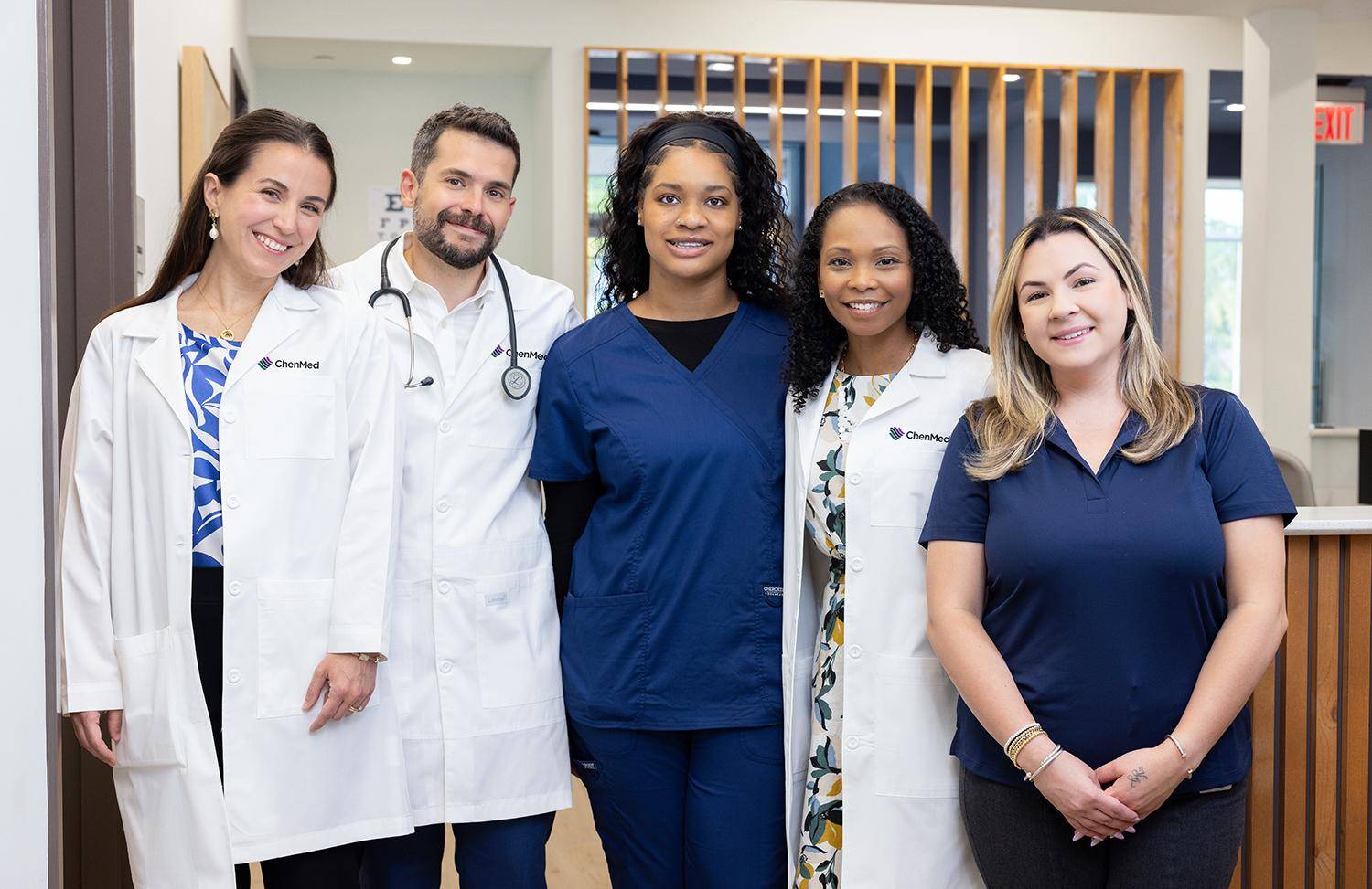 Group photo of ChenMed doctors and nurses