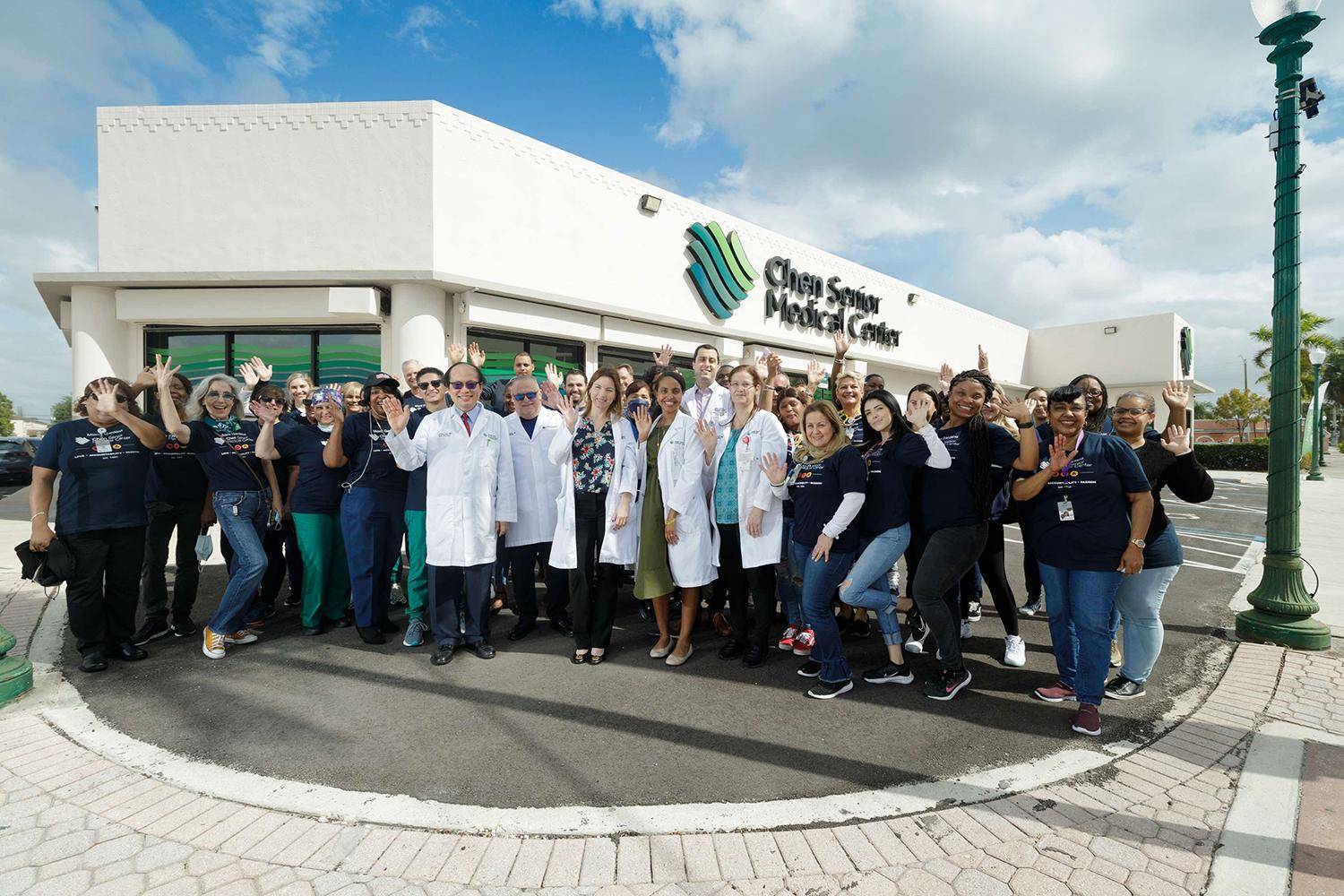 Doctors and staff group