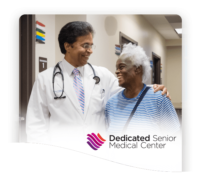 Dr. Vijay Jaligam & a patient smiling