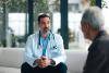 Physician discussing care plan with patient