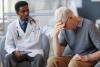 Doctor speaking with a patient about mental health concerns