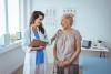 Doctor speaking with a patient 